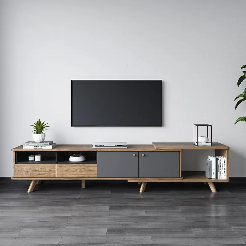 2023, superventas, soporte de TV moderno de madera, escaparate, mueble de TV para sala de estar