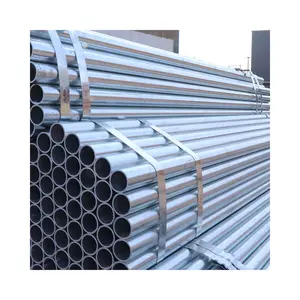 Tubo de aço para andaime de 48,3 mm, tubo galvanizado para andaime de 27 mm, tubo de aço galvanizado de 6 metros