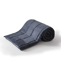 Couverture lestée en polaire Sherpa 100 % polyester, matelassée Raschel, pour soulager le stress et la relaxation, fournie directement par l'usine, adaptée à toutes les saisons.