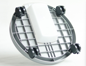 Plateau à plantes avec roulettes, soucoupe ronde en plastique pour pot de fleurs - Product Image 2