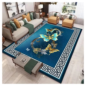 Di lusso di <span class=keywords><strong>grandi</strong></span> dimensioni tappeto da pavimento da soggiorno personalizzato morbido <span class=keywords><strong>antiscivolo</strong></span> geometrico in poliestere <span class=keywords><strong>tappeti</strong></span> per la casa camera da letto corridoio scale - Product Image 1