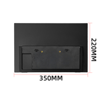 Écran portable LED IPS 15,6 pouces FHD 1080P 60Hz avec haut-parleurs doubles, port Type-C, adapté aux ordinateurs portables et aux jeux PS5, écran externe