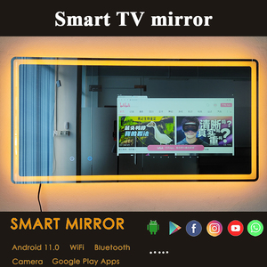 Large 27 Inch Smart Mirror <strong>TV</strong> <strong>for</strong> Luxury Hotel <strong>Bathrooms</strong> Android OS with WIFI Bluetooth Modern Design - Product Image 3