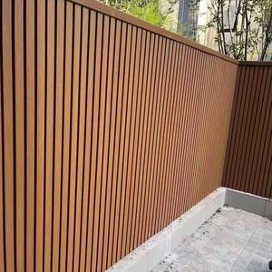 Planches de terrasse extérieures bon marché, rainurées, intérieures, en bois massif, composite bois-plastique, panneaux muraux en PVC, en vente au mètre carré - Product Image 5