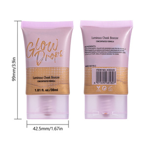 Resaltador líquido de brillo radiante, <span class=keywords><strong>iluminador</strong></span> de brillo de perlas, gotas de brillo de bronce, bronceador líquido de maquillaje - Product Image 6