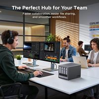 UGREEN NASync DXP4800 Pro 4-Bay Desktop NAS Intel Core i3 1315U 6 Core 1*10GbE 1*2.5GbE 4K HDMI Penyimpanan Terhubung Jaringan