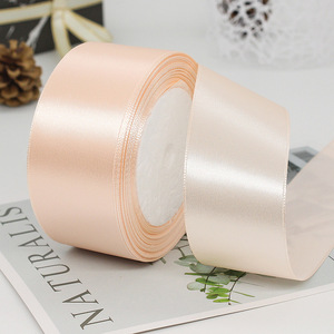 Mewah 4cm 25Y pita gulungan hadiah kemasan Polyester pita Satin Natal pesta Valentine pita - Product Image 6