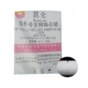 Parafin Wax For Candle Making 58-60 Kunlun Fully Refined Paraffin Wax Solid 54~64 100% 0.5 oil