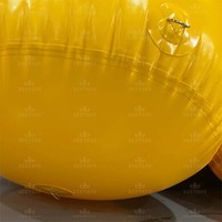 Bouée cylindrique gonflable personnalisée en PVC avec logo pour la marquage des courses nautiques et les régates