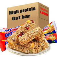 Barra de Proteína Energética Halal Personalizada de Marca Privada, Dulces de Frutas, Barras de Avena Naturales, Proteína Vegana Orgánica