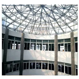 Pre-engineered Steel Structure Building Spherical Dome Space Frame Conference Hall Design Architecture