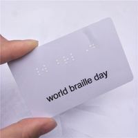 Benutzer definierte NFC Braille Geschenk karte für Blinde