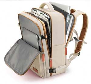 Sac à dos multifonctionnel imperméable en Oxford pour ordinateur portable avec port de charge USB intelligent et fermeture éclair, idéal pour les voyages - Product Image 3