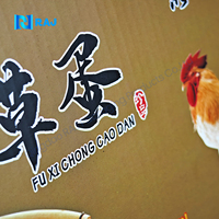 Logo personnalisé Imprimé Oeuf de Poussin Emballage Cadeau Boîte en carton ondulé Emballage en carton Boîte en carton ondulé avec poignée