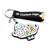 Pinshuo, fabricant de porte-clés depuis 20 ans, service OEM ODM, porte-clés en PVC 2D, porte-clés en silicone souple, logo personnalisé
