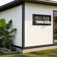 Maison mobile en acier personnalisable avec balcon vitré et escalier extérieur