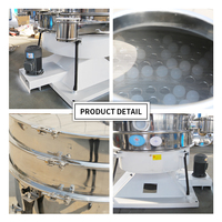 Séparateur de maltitol, tamis vibrant rotatif anti-colmatage pour additifs alimentaires, tamisage de poudre, moteur de criblage