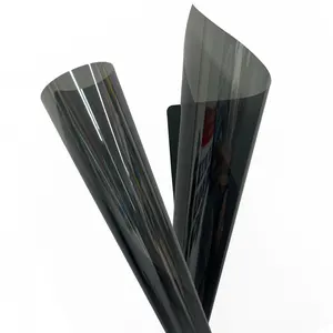 汽车磁性薄膜25% VLT黑色1层3mil防紫外线汽车纳米陶瓷太阳能窗色薄膜