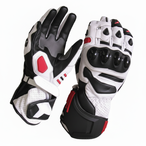 Gants d'équitation en cuir véritable - Product Image 1