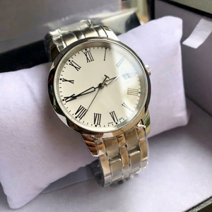 Reloj de Cuarzo Retro de Lujo para Hombre, Calidad 5A, Diseño Elegante y Ejecutivo, Correa de Acero Inoxidable Simple de 38 mm, Calendario, Modelo Dream - Product Image 1