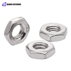 M4 M5 M6 M8 M10 M12 M14 M16 M18 M20 M22-M30 304 316 thép không gỉ DIN 439 hình lục giác mứt hạt mỏng cho khai thác mỏ và xử lý nước - Product Image 3