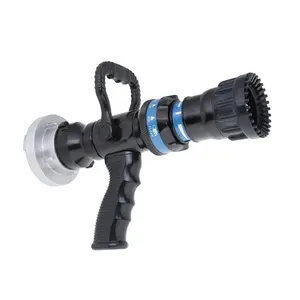 Storz adapter or other connector Aluminium lightweight Multi-function fire fighting handheld nozzle