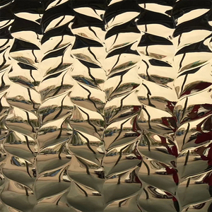 Cán Nguội Rèn Màu Vàng Trang Trí 304 304l Gợn Nước Tấm Thép Không Gỉ - Product Image 4