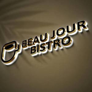 Enseigne LED professionnelle de haute qualité en acier inoxydable, lettres rétroéclairées Halo, logo mural LED pour bureau, réception, devanture de magasin - Product Image 6