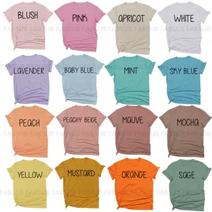 Süblimasyon çocuklar yetişkin Unisex Tees güz renkli % 100 Polyester pamuk hissediyorum T Shirt süblimasyon erkek t-shirtü