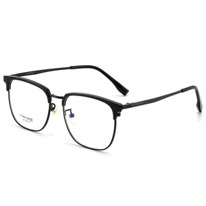 Montures de lunettes rectangulaires en titane Danyang 263, monture complète légère, unisexe, verres en résine pour grands visages - Product Image 1