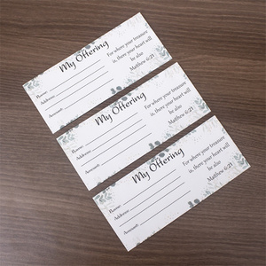 Nhà thờ cung cấp kinh doanh & Wallet phong cách trắng cầu nguyện tithe Tặng phong bì - Product Image 5