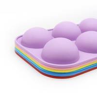 Promotions : Moules à gâteau en silicone écologiques certifiés CE/UE, ronds, couleur brique, 5 tailles, logo personnalisé