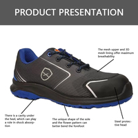Scarpe da Lavoro Resistenti all'Usura, Traspiranti, Antiurto, Antiperforazione, Leggere e Comode, Scarpe di Sicurezza Protettive all'Ingrosso