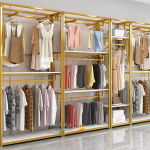 Soporte de exhibición moderno personalizado para ropa, tienda de moda, estante de ropa de hombre de Metal negro, estantes de exhibición para niños - Product Image 3