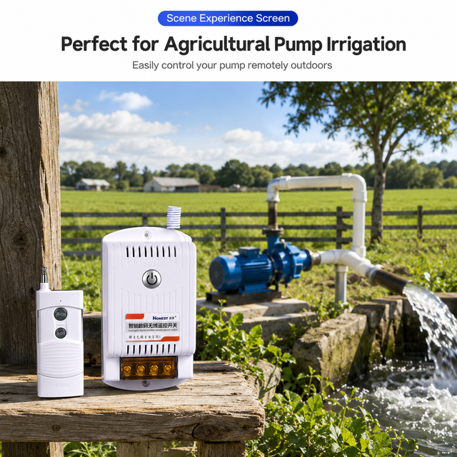 220V 1km 40A High-Power Wireless NFC Technology Remote Control Switching Power Supply Submersible Pump Distribution CE Certified