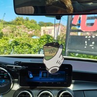En gros, Ornement suspendu décoratif désodorisant d'aromathérapie en papier pour rétroviseur de voiture