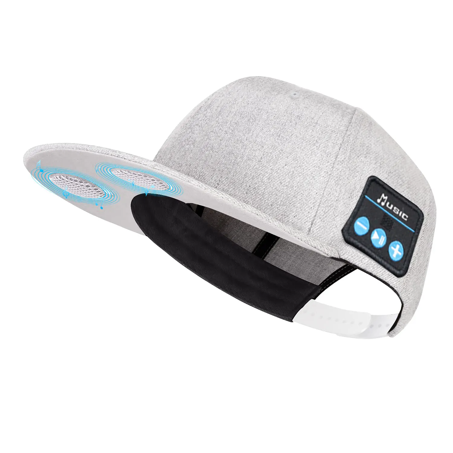 무선 스마트 스피커 모자 두 무선 블루 이빨 5.0 스피커 모자 LED 블루투스 헤드폰 야외 실내 스포츠 작은 빨강