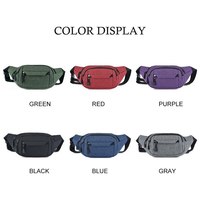 BSCI Custom Sport Nylon Gürtel tasche Frauen Modische Taille Kreuz Brusttasche Verstellbarer Gürtel Logo Dekoration Großhandel Überall