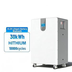 ตู้เก็บพลังงานแสงอาทิตย์ 51.2V 30kW 50kWh แบบแยกเฟส 600Ah แบตเตอรี่ลิเธียมไอรอนฟอสเฟตแบบถอดได้สำหรับใช้ในบ้าน - Product Image 1