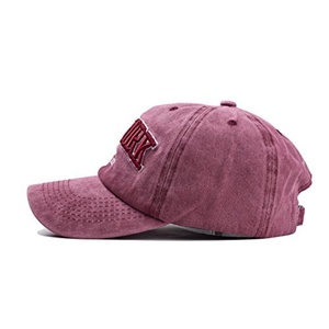 Custom Your LOGO Retro Vintage <b>New</b> <b>York</b> Unisex Cotton Twill 7-Panel Cap Distressed Washed Adjustable Outdoor 3D Baseball Cap - Product Image 5