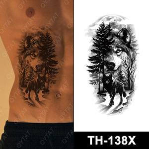 รอยสักชั่วคราวสีดำสำหรับผู้ชายแบบน้ำ สไตล์ชนเผ่า - Product Image 6