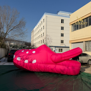 Chausson géant rose de 2 m de haut, gonflable, pour la <span class=keywords><strong>décoration</strong></span> de piscine et de fêtes - Product Image 4