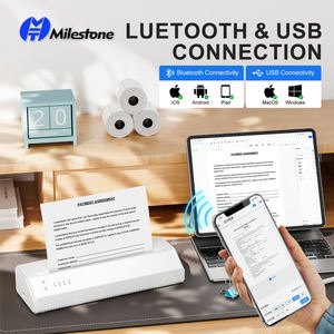 Impresora Térmica Portátil de Papel en Rollo Tamaño A4 MHT-P8008WD para Impresión Inalámbrica de Documentos <span class=keywords><strong>PDF</strong></span>, <span class=keywords><strong>Word</strong></span> y Excel - Product Image 5