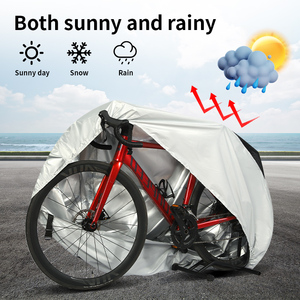 <span class=keywords><strong>Housse</strong></span> de vélo robuste <span class=keywords><strong>pour</strong></span> 1 <span class=keywords><strong>2</strong></span> 3 VTT EBike vélos à moteur électrique sac de rangement étanche <span class=keywords><strong>pour</strong></span> l'extérieur avec protection UV - Product Image 4
