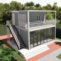 Containerhaus mit 3 Schlafzimmern und einem Badezimmer, Luxuriöses 20-40 Fuß Vorgefertigtes Hochwertiges Kleines Stahlcontainerhaus