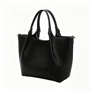 Borsa a secchiello pieghettata personalizzabile con logo 2026, resistente e portatile, con chiusura a bottone e tracolla a spalla - Product Image 4