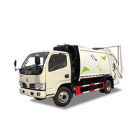 Compacteur de haute qualité 4x2 manuel diesel pour la collecte des déchets, volume de benne 6,2 m³, masse totale maximale 7360 kg