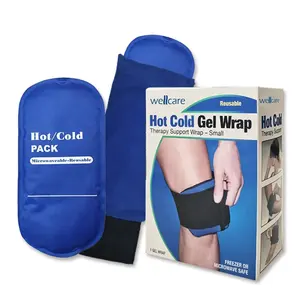 गर्म ठंडा पैक के लिए समायोज्य लपेटें पुन: प्रयोज्य गर्म और ठंडे जेल आइस पैक चोटों सिर घुटने पीठ दर्द ठंड गर्म चिकित्सा पैक