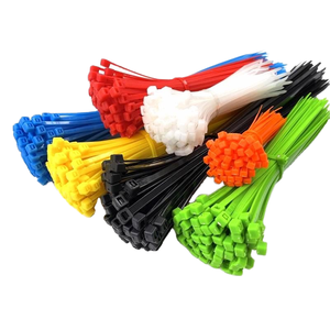 Attaches de câble autobloquantes en nylon PA66, 200 mm, multifonctionnelles, colorées, pour regroupement électrique - Product Image 5