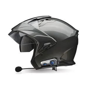 Bluetooth 5.3 casco de motocicleta 1000 Mah accesorios de motocicleta sin auriculares de casco de motocicleta kedap air